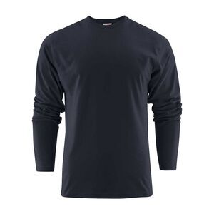 Printer Unisex Adult Heavier Pro Long-Sleeved T-Shirt / Dark Navy